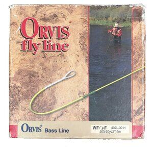 NEW ORVIS FLYFISHING LINE!  BASS LINE FLY LINE  WF-11-F  YELLOW  FLOATING